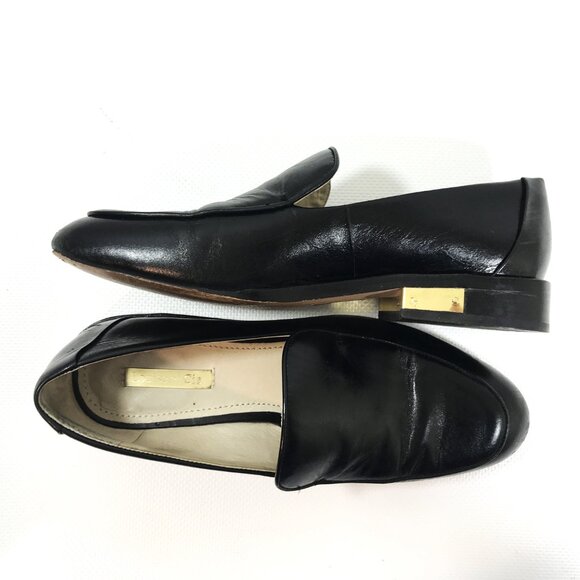 Louise et Cie Black Leather Loafers Women Sz 7, EU Sz 37 - Picture 7 of 12